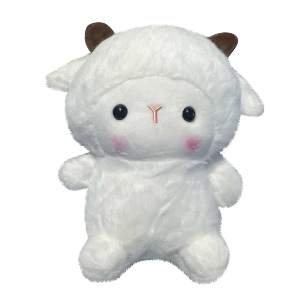 Plush Stuffed Animal Doll Soft Toy Desk Companion Cute Fluffy Plushie Decorative Collectible Doll for Home Office Gift