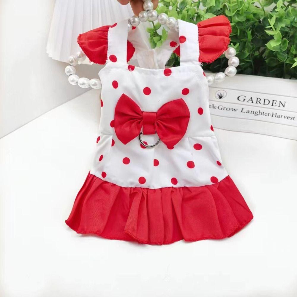 Breathable Pet Skirt Cute Pet Clothes Fashion Cat Vest Harness  for Puppy Kittens
