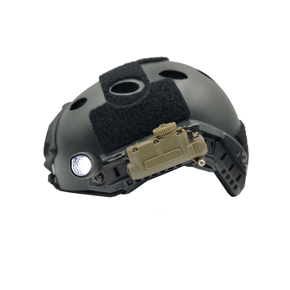 Klapperschlangen Taktische Helmleuchte: Mehrfarbig & IR-Signal für Outdoor-Überleben