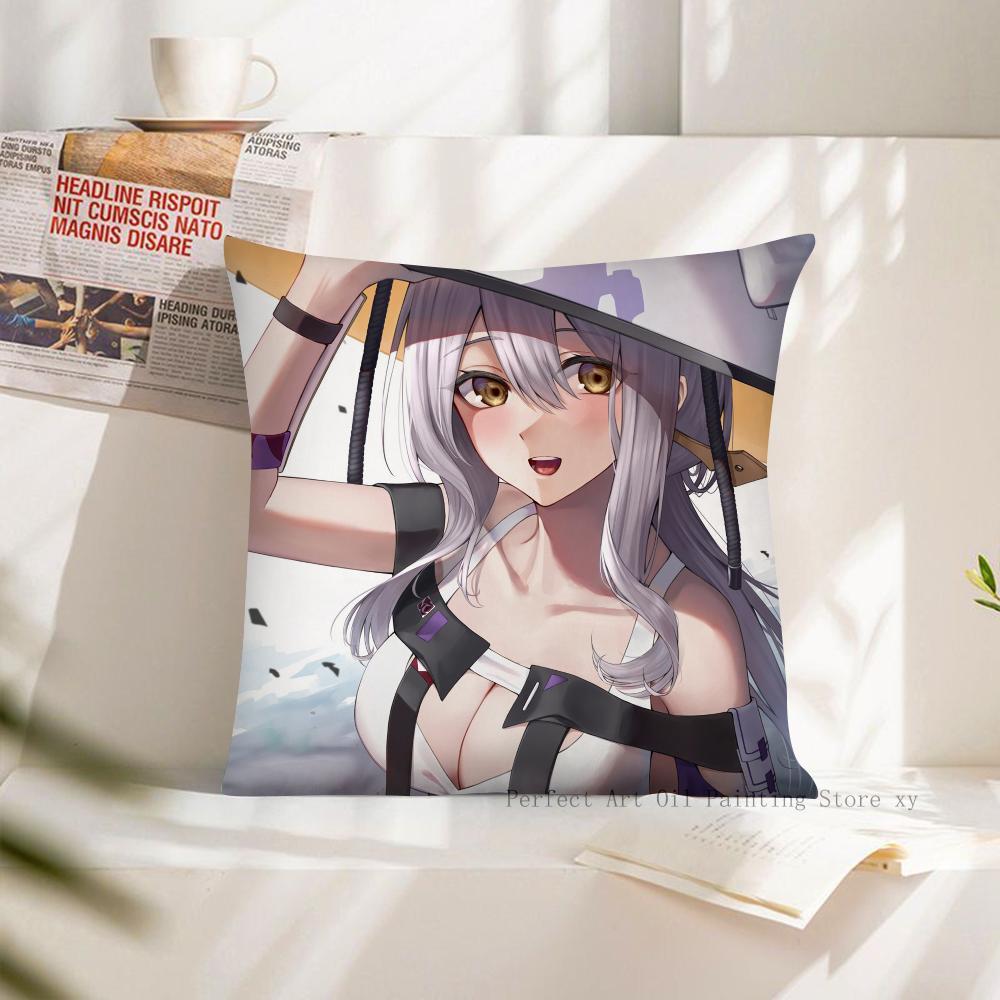 NIKKE Goddess Of Victory Spiel Kissenbezug Mode Quadratischer Kissenbezug Schlafzimmer Sofa Zimmer Ins Dekoration Freizeit Kissenbezug 40x40
