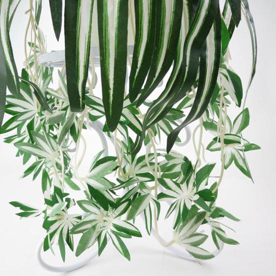 1ks Umělá rostlina Chlorophytum Květinové aranžmá Dekorace na zeď