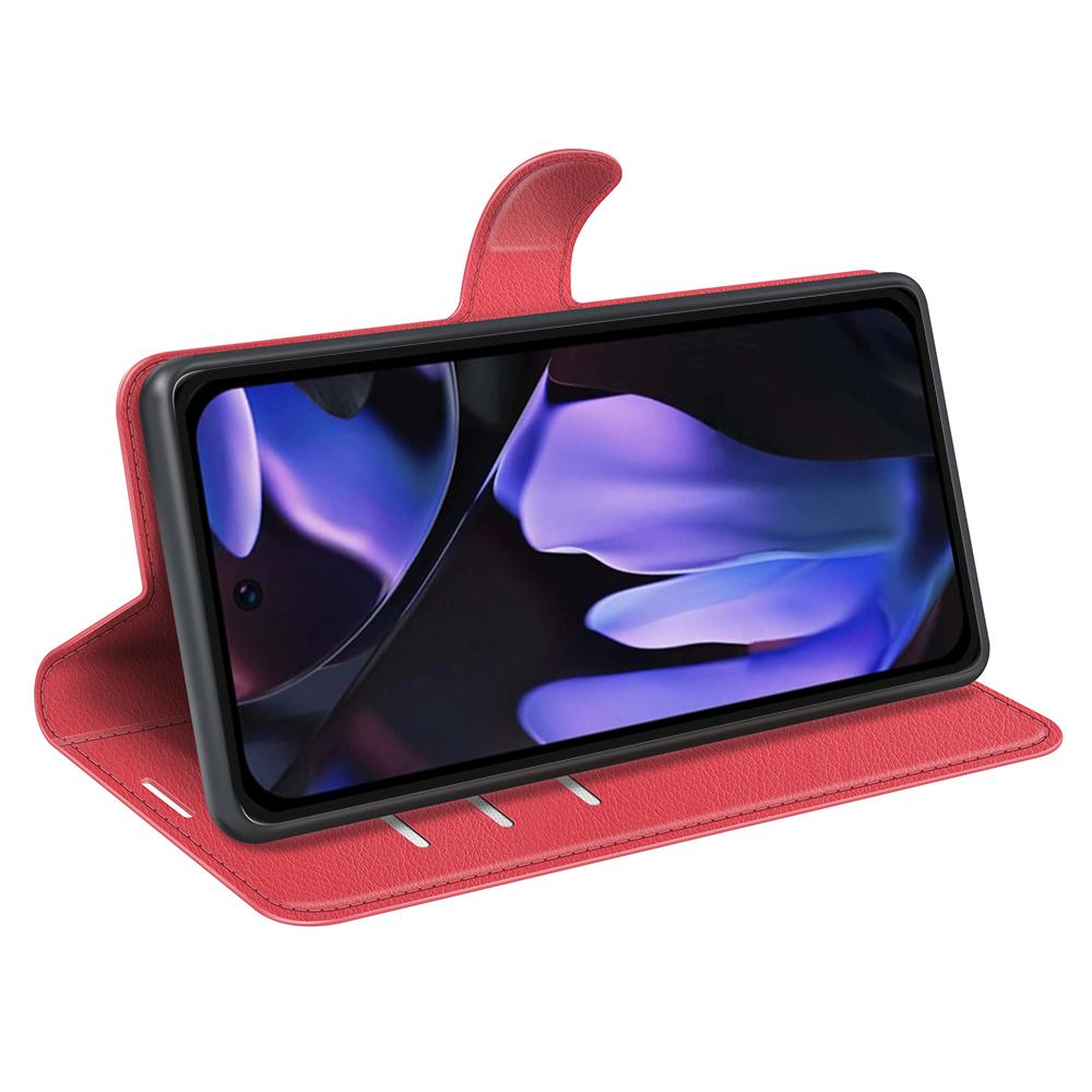 For Google Pixel 9a Case Litchi Texture Shockproof Leather Wallet Phone Cover