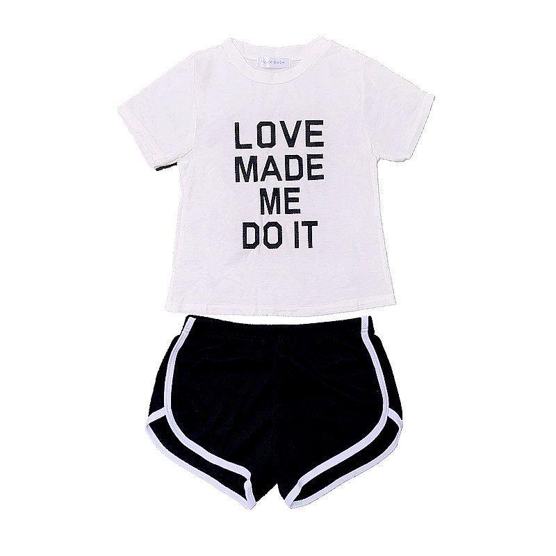 Midriff Outfit European and American Style Letter Internet Celebrity Same Style Women's Short Sleeve