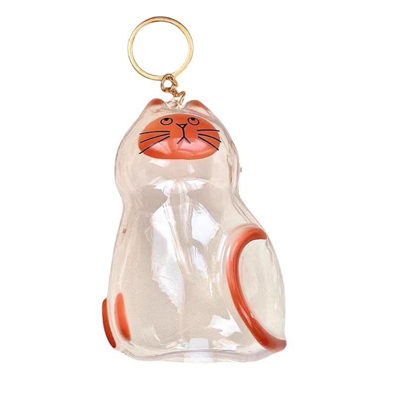 Elegant Cats Furs Storage Box With Pendant Design Pet Hair Collection Display Case Memorial Keepsakes Charm Home Decors