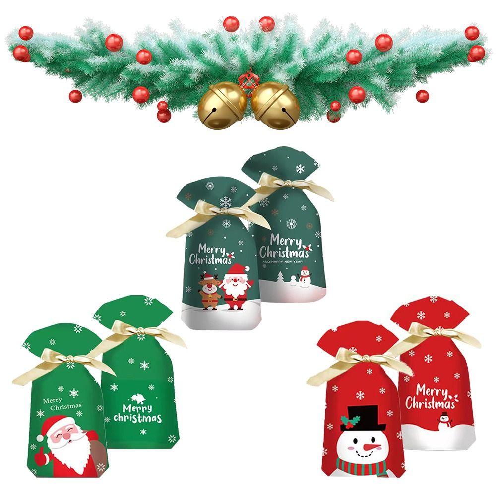 

Printing Chocolate Pack Baking Packaging Cookies Storage Gift Wrap Candy Bag Christmas Gift Bags