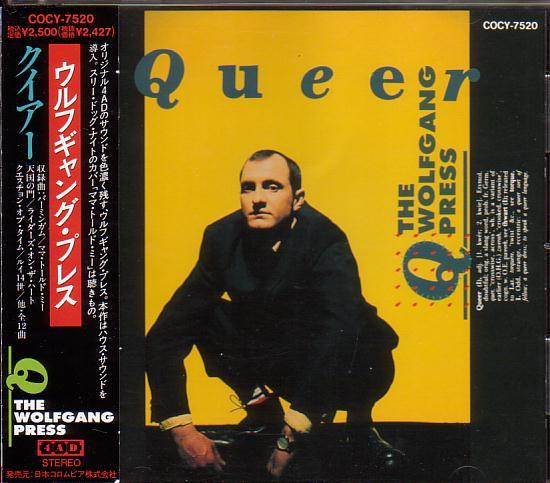 

CD WOLFGANG PRESS - Queer COCY7520 4AD 1991 Japan Dance & Electronica Used