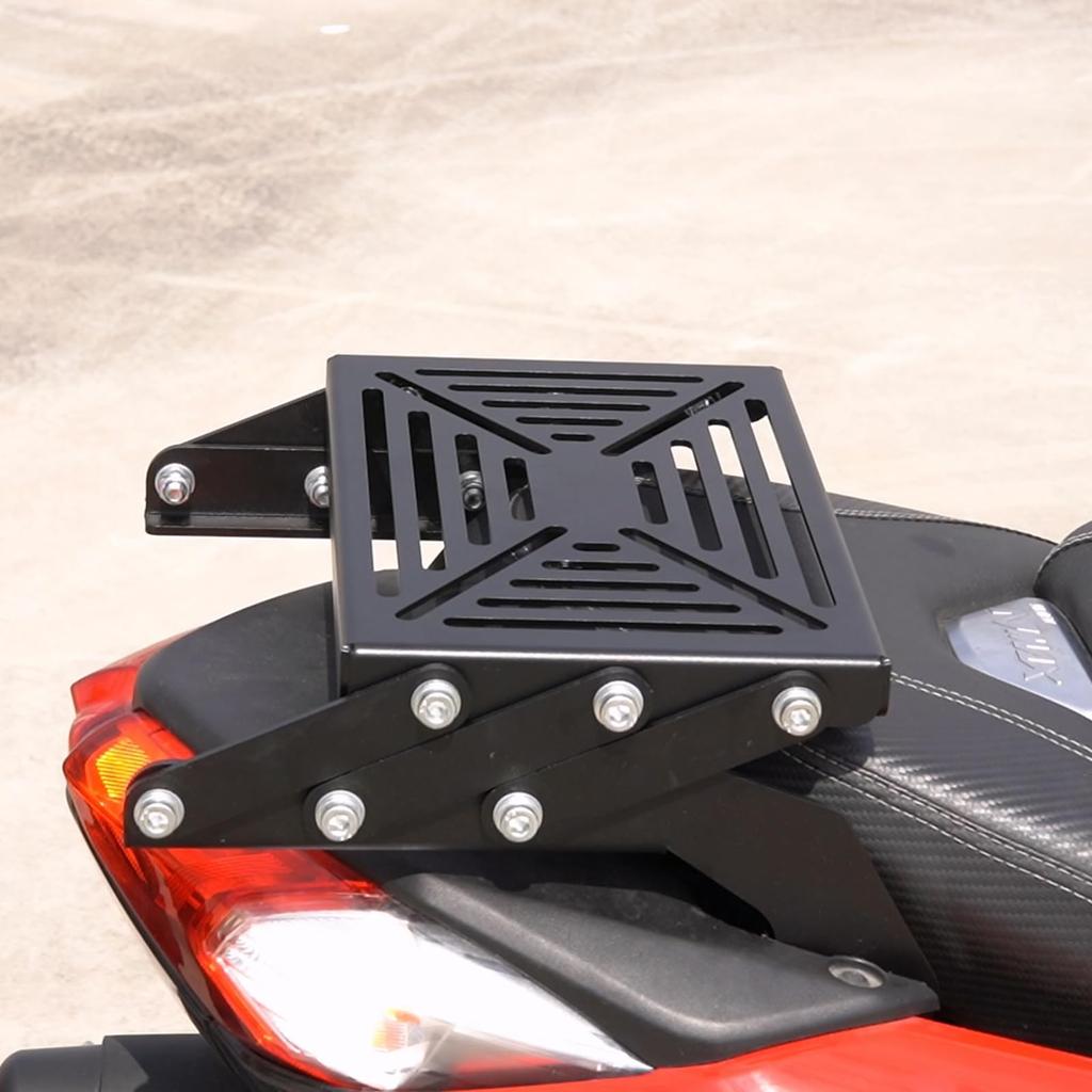Nextstage Rear Motorcycle Rear Box Adjustable Front and Cargo Motorcycle Custom Parts N-MAX Carrier, Compatible, Steel, Rear, Rack, Carrier,