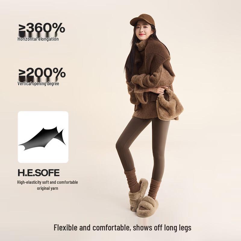 Women's Fleece-Lined Shark Pants Leggings