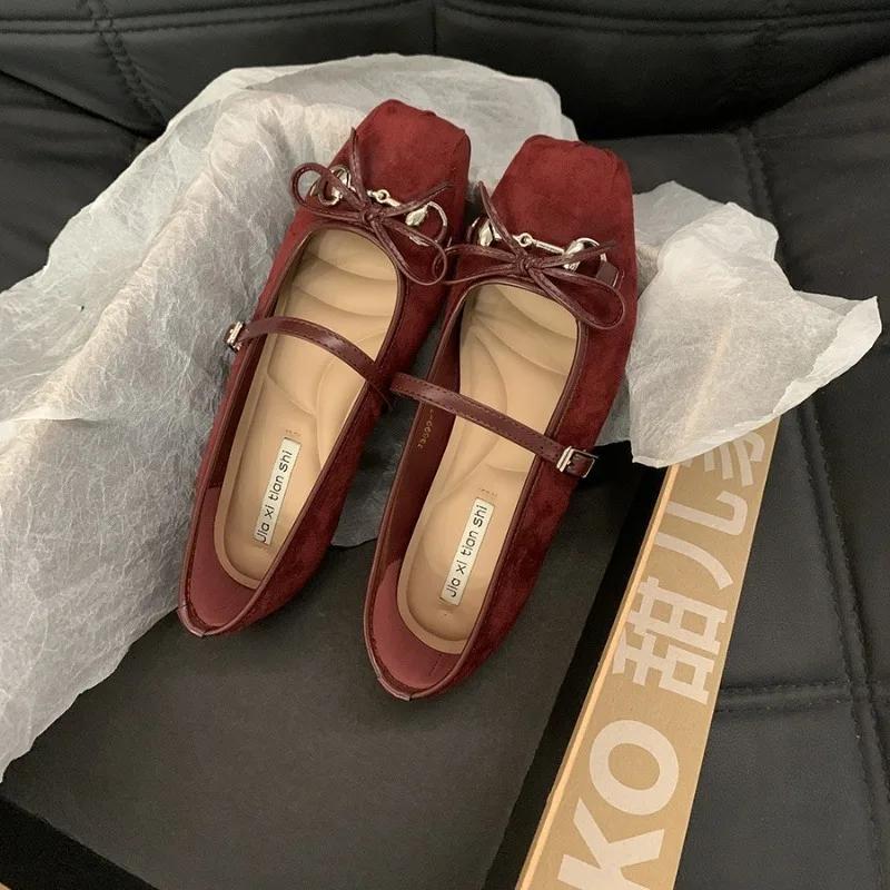 Fashion Ladies Shoes 2025 Shallow Women's High Heels Fashion Butterfly-knot New Metal Decoration Best Seller Buckle Mary Jane Shoes