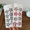 8pcs/set Leopard Print Hair Clips for Women Girls Vintage Geometric Star BB Clips Bangs Hairpins Barrettes Hair Accessories Set