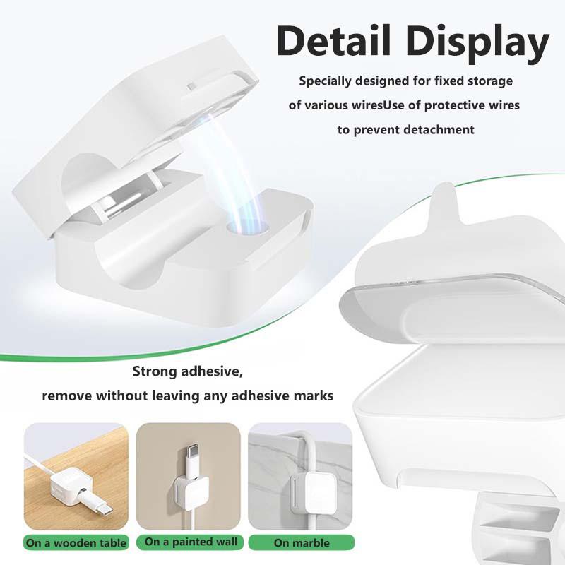 Multifunction Portable Magnetic Cable Clip Adjustable Cord Cable Organizer Holder For Toyota Crown Yaris Corolla Prius Auris CHR