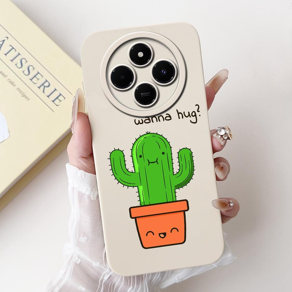 Für Xiaomi Redmi 14C Hülle Stylische Sonnenblume Hübsche Mädchen Rückabdeckung Weiche TPU Handyhülle Für Xiaomi Poco C75 C 75 Redmi14C Fundas