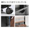 FITUEYES TV Stand K Series TV Stand with Compatible with Inch Large Load Capacity 80 with Perforated Height Large Storage Good Walnut Mount, Mobile,