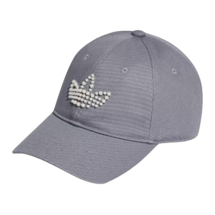 Adidas Originals Embroidered Brand Logo Trefoil Cap Women caps Gray KW1278 OSFW