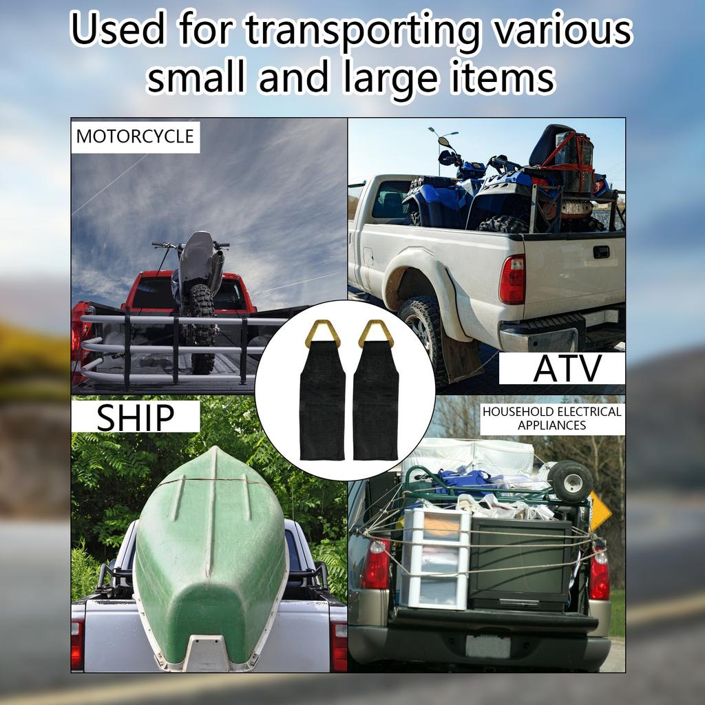 Truck Bed Anchor – Quick Tie Down Clip For Ratchet Straps, Cargo Belts & Tie-Downs