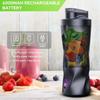 Portable Electric Blender USB Rechargeable Mini Smoothie Juicer For Fresh Fruit Shakes And Juice Making Home Use Or On-The-Go