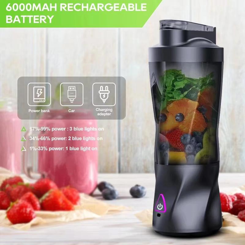 Tragbarer Elektrischer Mixer USB Wiederaufladbar Mini Smoothie Entsafter Für Frische Frucht Shakes Und Saft Zubereitung Heimgebrauch Oder Unterwegs