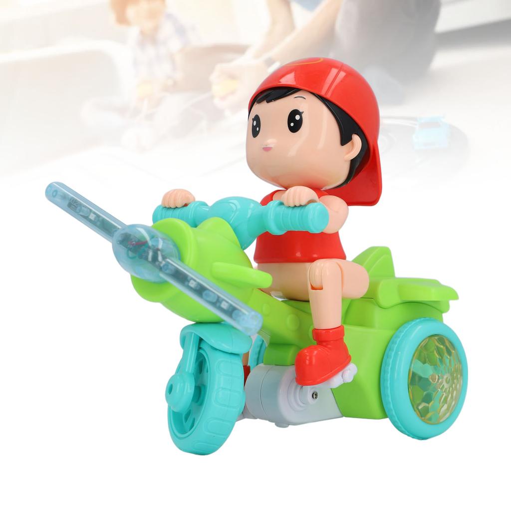 Electric Tricycle Toy Cool Light Dynamic Music Removable Cute Look Trike Musical Toy for Baby Toddlers