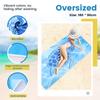 2 Pcs 180cm Turtle Microfiber Beach Towel Absorbent Quick Dry Soft Yoga Swimming Outdoor Sports Gym Shower Towel