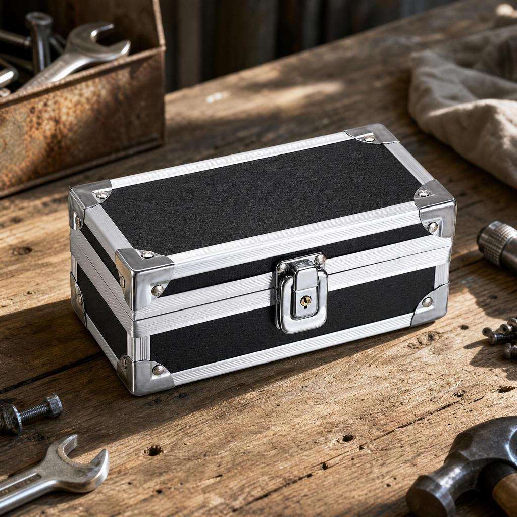 Single-Compartment Storage Case with Foam Cushioned Sturdy for Workshop
