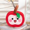 Polyester Water Resistant Apples Designs Bag Spacious Organizer for Organizing Makeup Sweets Travel Essential