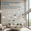 Frameless Fish School Wall Stickers Acrylic Novel Wall Sticker Modern Wall Sticker  Wall Decoration
