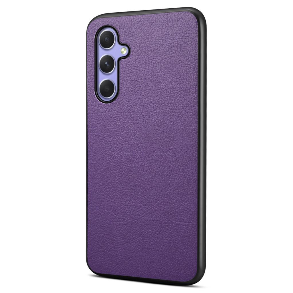 Calf Texture Case for Samsung Galaxy A54 5G Shell PU+TPU+PC Anti-drop Phone Cover