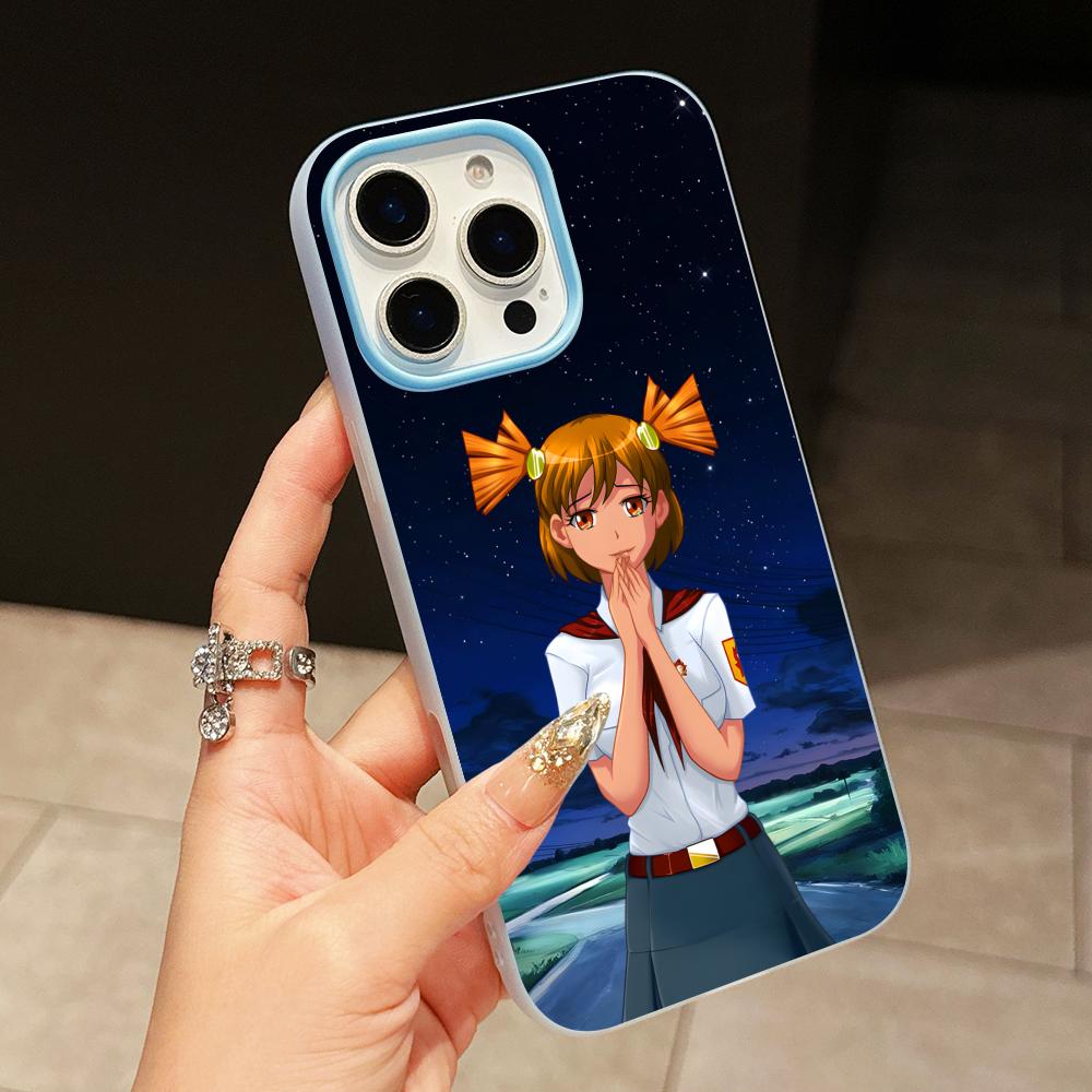 Everlasting Summer Alisa Jelly Double layer Light Blue Mobile Phone Case for iPhone 17 16 15 14 13 12 11 Air Pro Max Plus