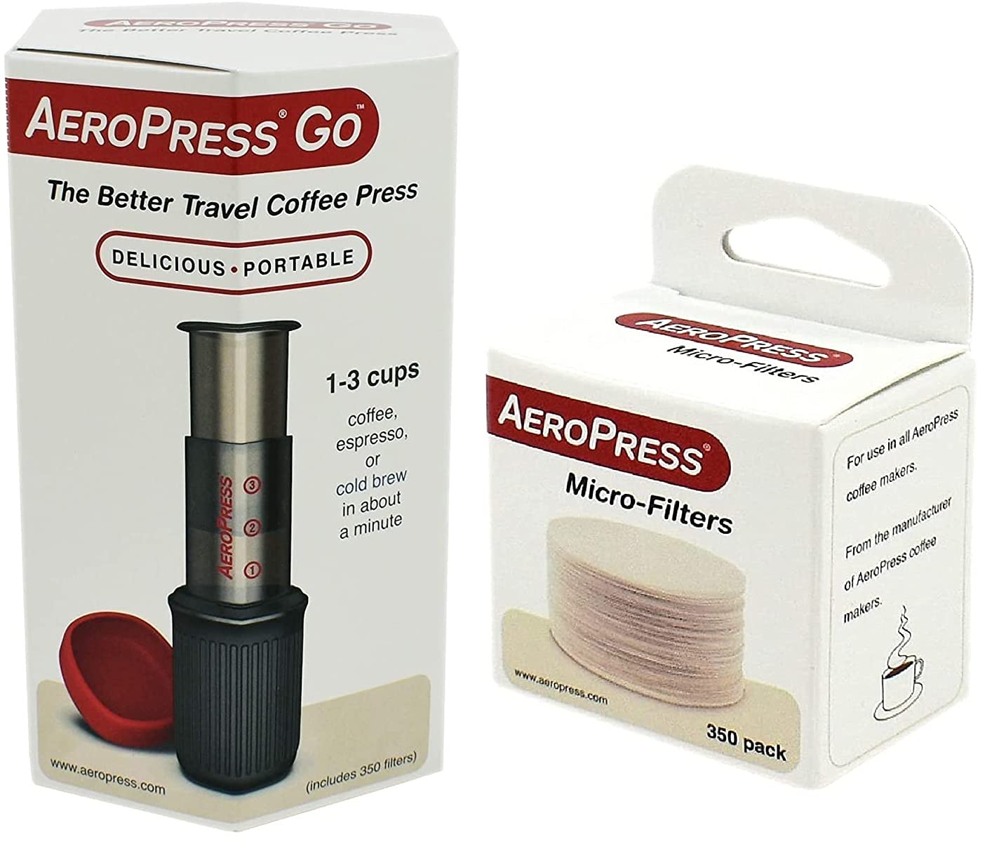 

Aeropress Aeropress Go Paper Filter Set with 350 Filters