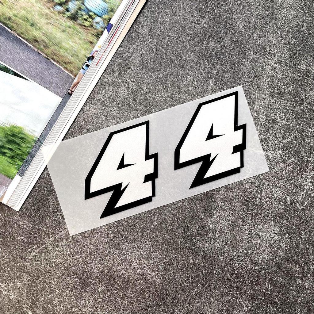 White Reflective JDM Car Stickers Waterproof DIY Decorative Cover for Motorcycle