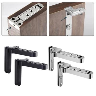 2pcs° Rotation Axis Hinges Invisible Door Pivot Hinges Location Shaft Hinge For Door Cabinet Cupboard Furniture Hardware