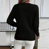 Womens Sweaters Long Sleeve Fall Soft Lightweight Knit Loose Sweater Tops