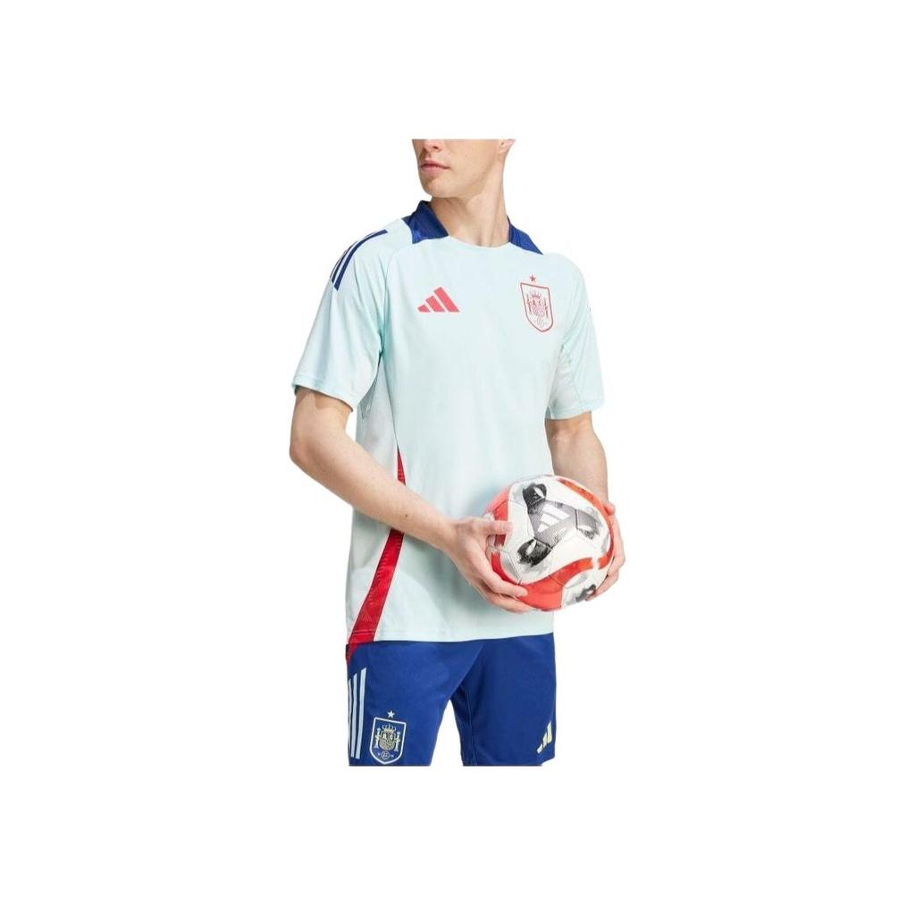 Adidas Spain Team Soccer Training T-Shirt Men Tops Light-Blue IP6411