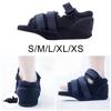 1 Piece Plaster Shoes Fixed Removed Black for Postoperative Teens Women Forefoot Pressure Relief Shoes Walking Boot Front