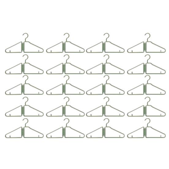 10/20Pcs Coat Hanger Foldable Thickened Strong Load-Bearing Anti-Slip Shoulder Design Small