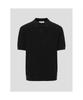 Binpolmen Mini Cable Collar Neck Knit Black