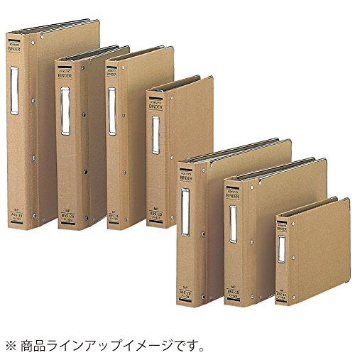 KOKUYO File Binder, Cloth Covered, B5 Size, Vertical, Metal Corners, 26 Holes, 100 Sheet Capacity, Model Ha-110
