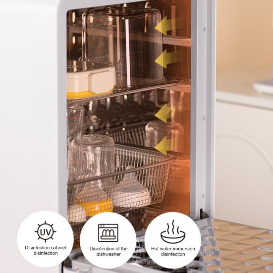 Lata de Leite em Pó com Separador de Colher Design de Vedação Tripla à Prova de Umidade e Luz Tanque Portátil com Alça Recipiente de Armazenamento 400ml 800ml