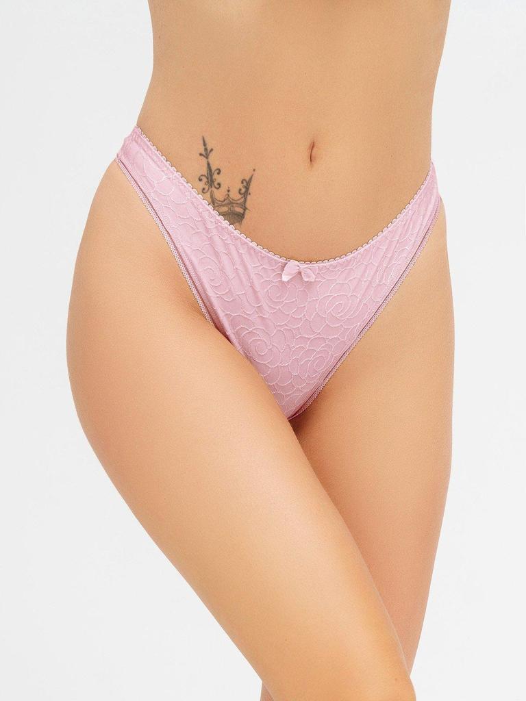 ISSA Plus Thong with Floral Texture