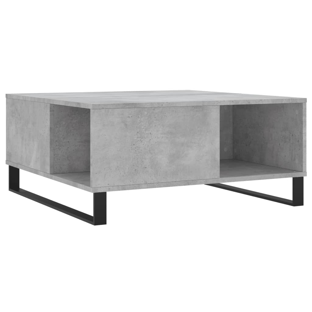 Coffee Table, Concrete Gray, 80X80X36.5 Cm