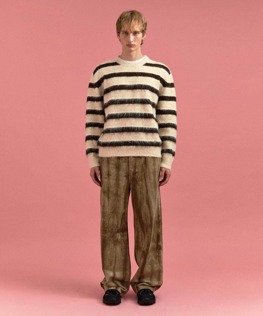 PLAC Corduroy Elastic Wide Pants M91 Rinse Khaki