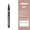 6/1pcs Chrome Pen Marker Reflective Mirror Electroplating Paint Repair Marker For Rock Ceramic Glass 0.8/1/2mm Nib Art Craftwork