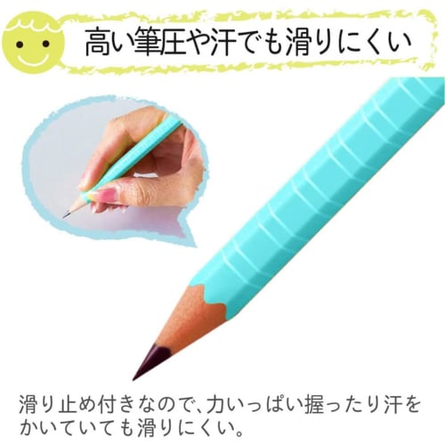 Sakura Crepas Drawing Pencil Elementary School Stationery 2B Hexagon G6 Pencil 2B#36 Blue 12 Pieces