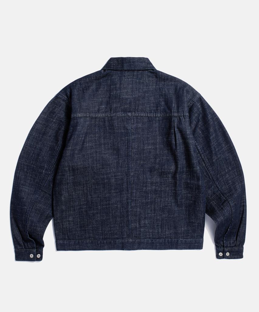Espionage (Jpn Fabric)Type 1 Kaihara Denim Trucker Jacket Dark Indigo