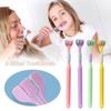 Remove Oral Health Toothpaste Clean Teeth and Gums Oral Care 3-Sided Toothbrush Travel Toothbrush