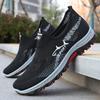 Large Size 4 Fly-woven Men's Shoes Spring Casual Breathable Mesh Sneakers Men's