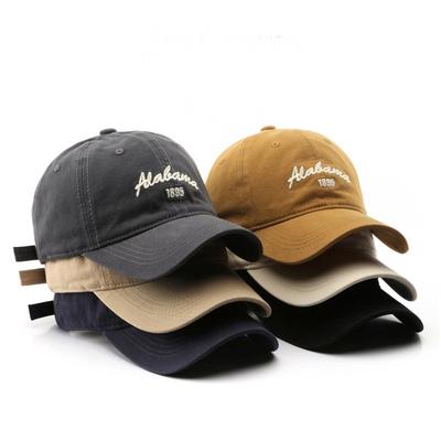 Hats Men's and Women's Summer Trendy Brand Baseball Caps Show Face Small Versatile Soft Top Cap Fishing Sunscreen Shade Spring and Autumn