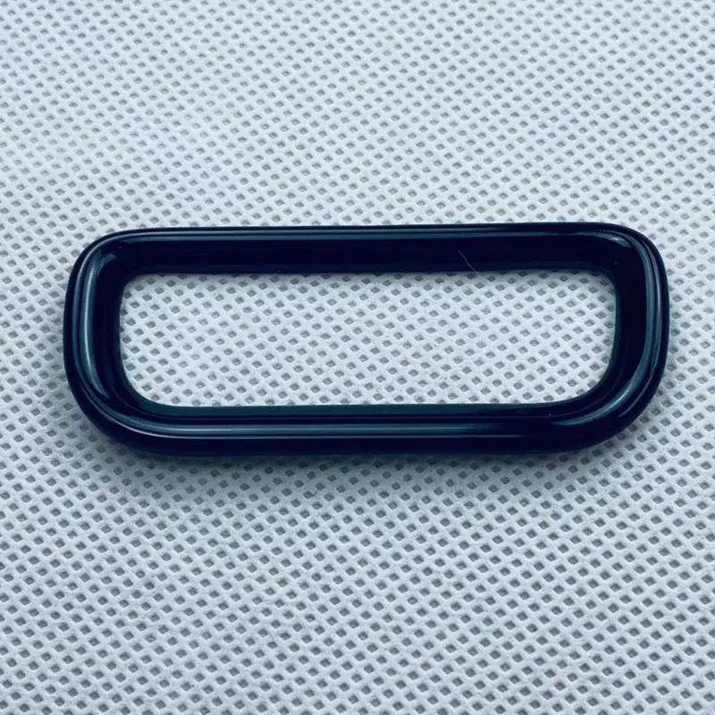 For Honda Vezel HR-V E:HEV -2024 Car Double Flash Frame Cover Trim Sticker Warning Light Switch ABS Black Paint Accessories