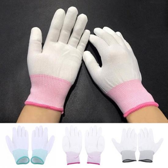 1 Pair Clean Gloves PU Coated Finger Gloves Antiskid Glove Anti Static Mitte ca