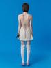 Kirsh Back-Point Pleated Woven Dress [Multi]